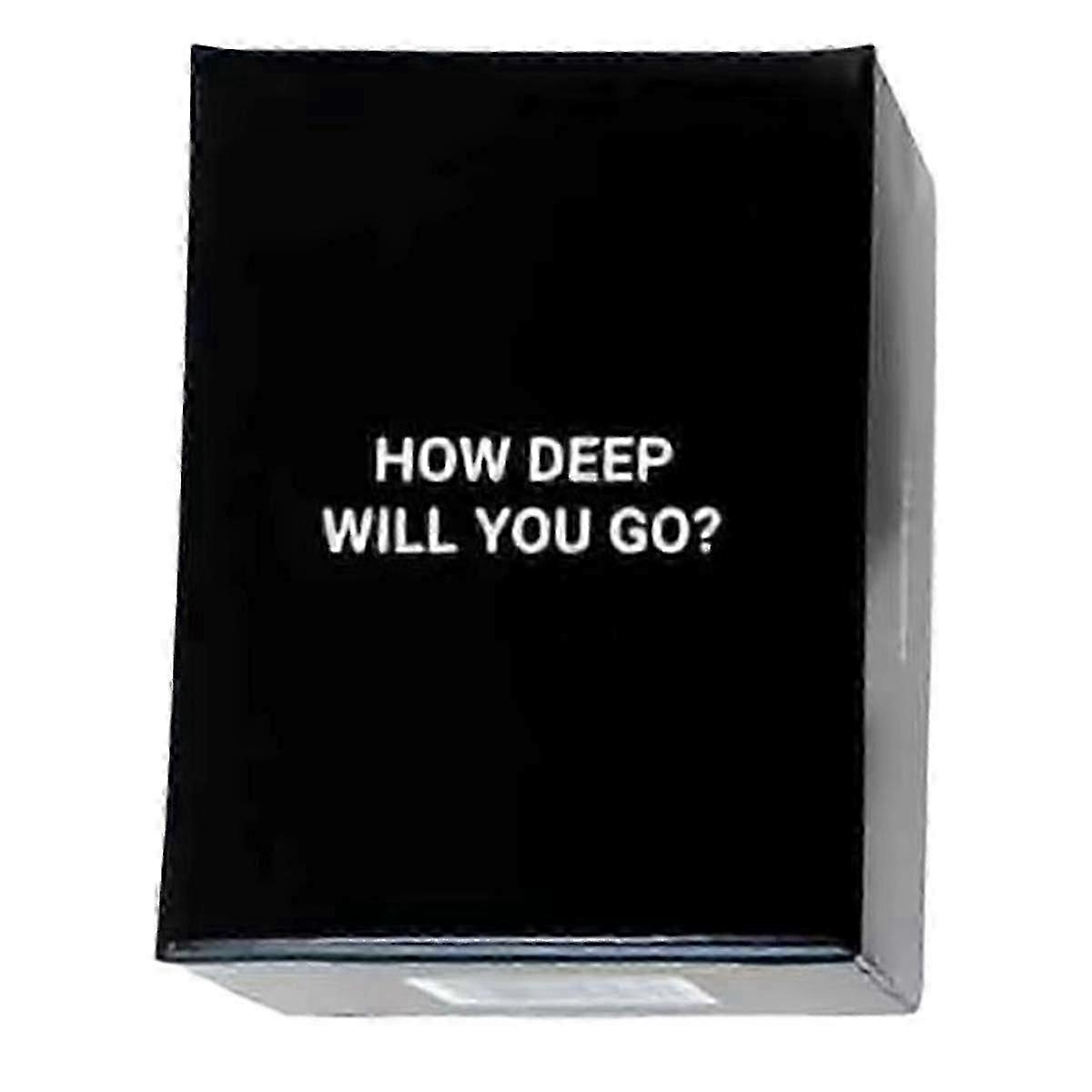 How Deep Will You Go Board Game For Adults 99 Question And Challenge Cards For Deepen Connection Fu