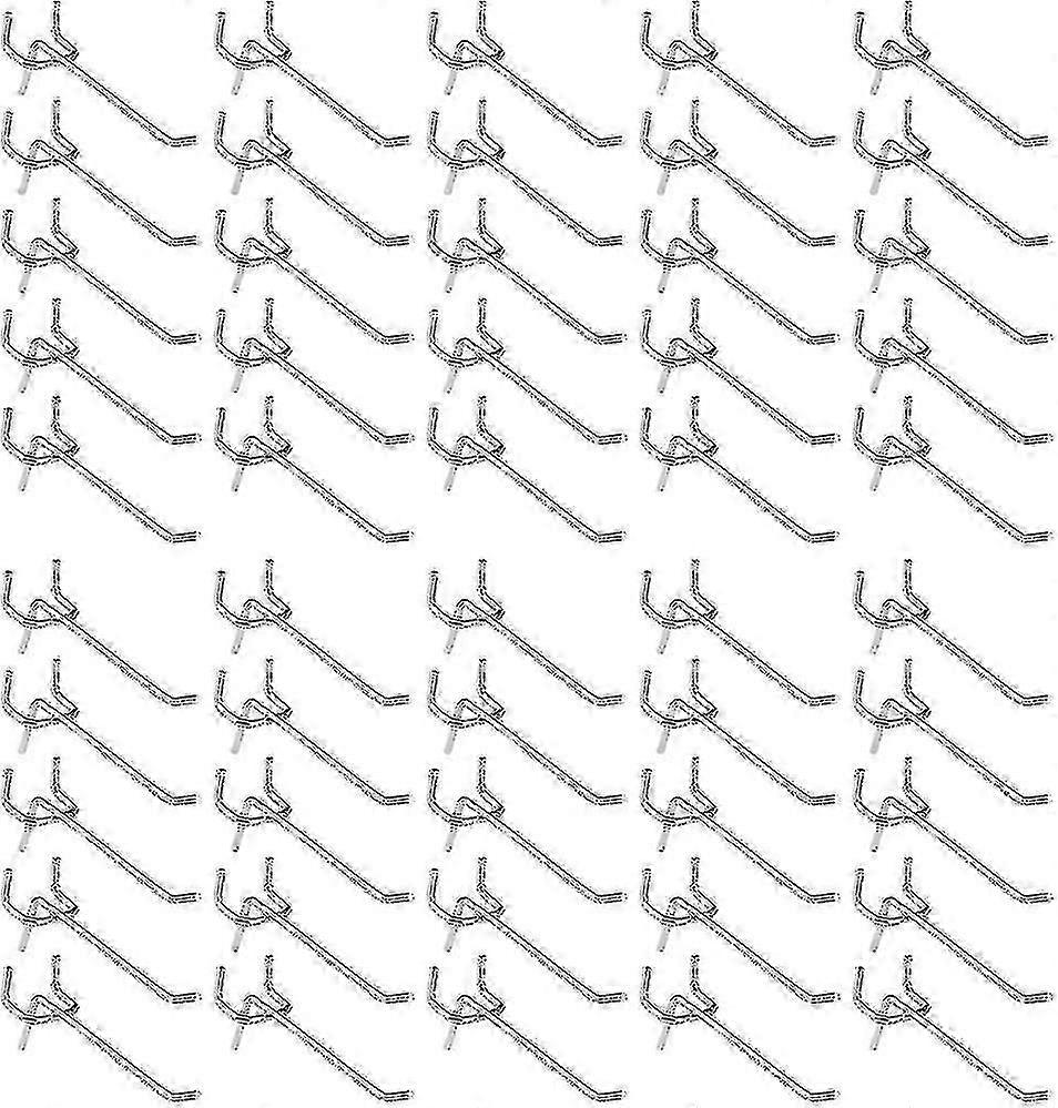 50 Pieces Pegboard Hooks,wall Shelf Hooks For Display