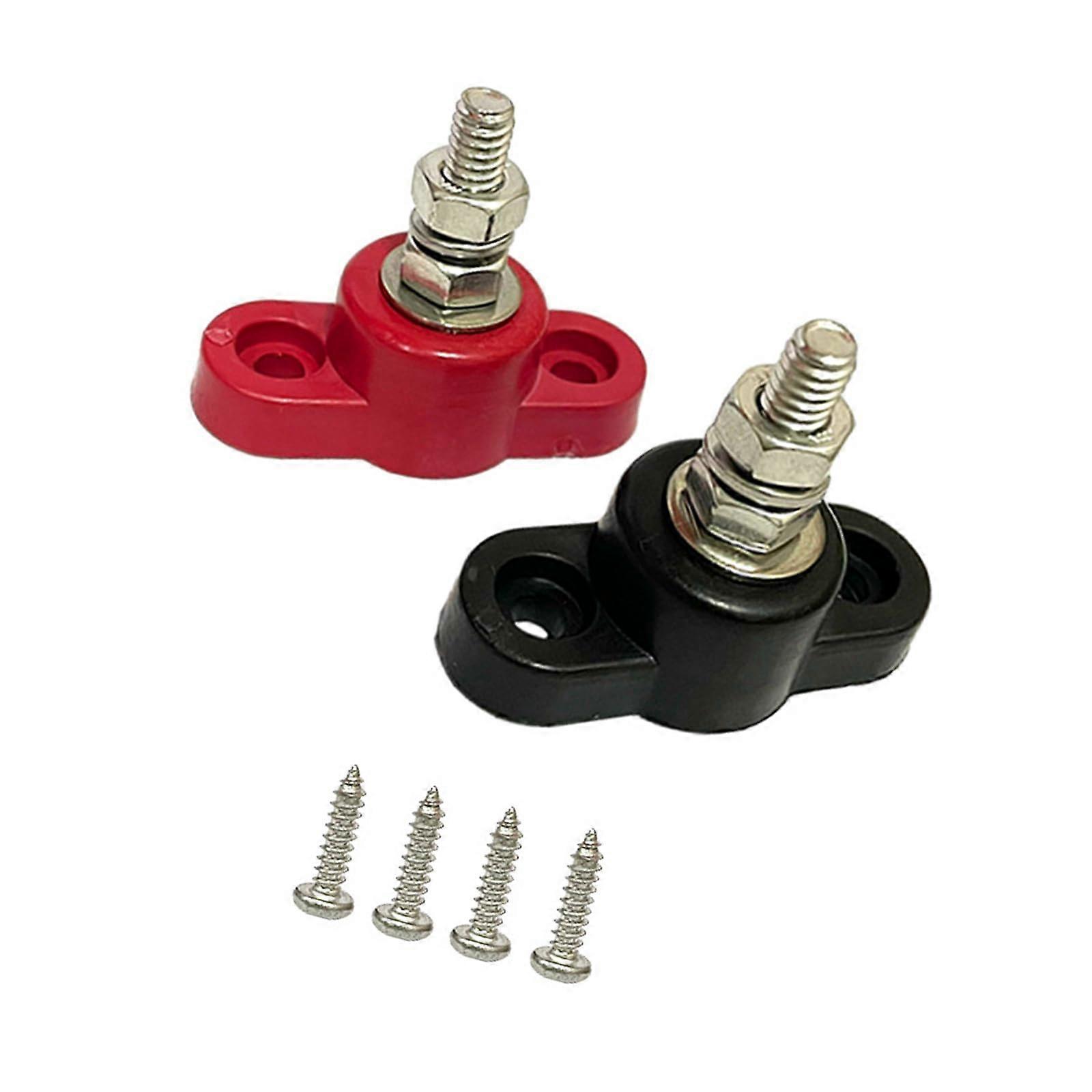 Power Distribution Block 50A 48V Auto Marine Battery Terminal Junction Post Block