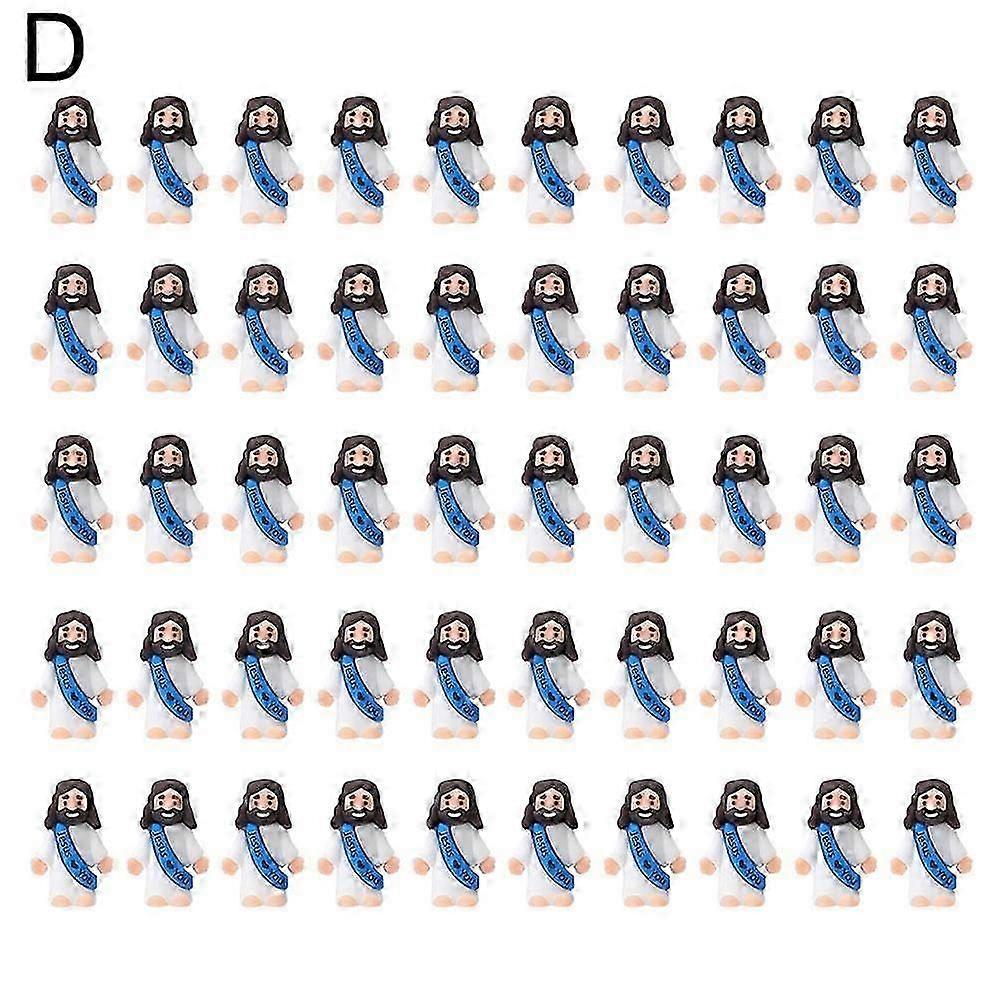 50 قطعة مصغرة يسوع الأرقام عيد الفصح يسوع يحبك يسوع لعب شخصيات يسوع الصغيرة