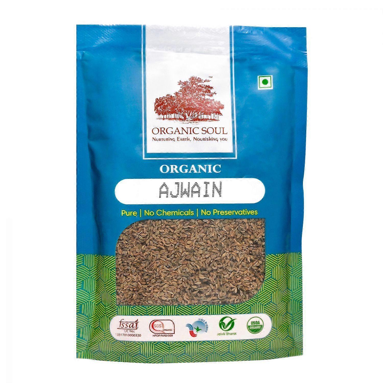 Органический Ажгон: для пищеварения (100 г), Organic Ajwain,  Organic Soul