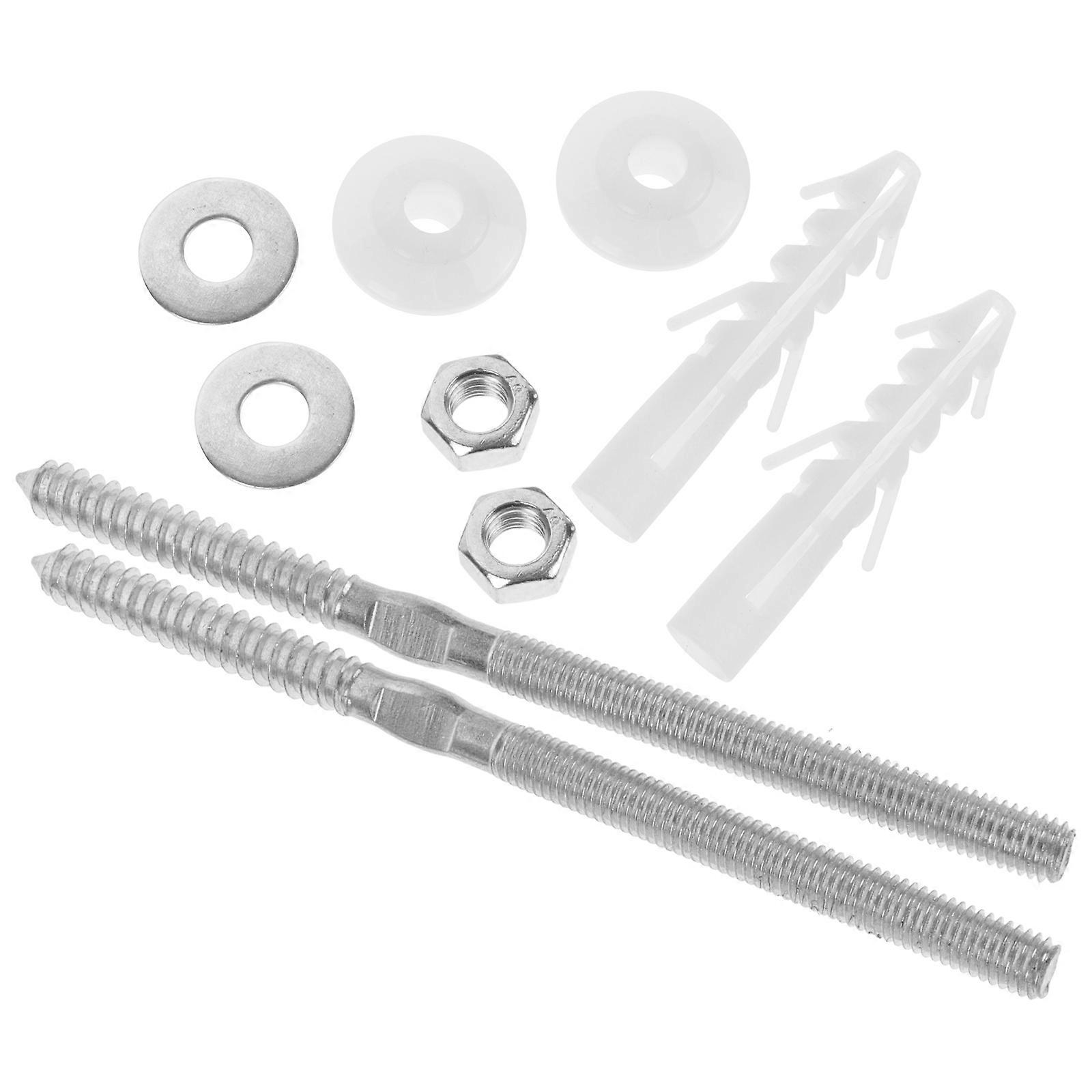 Silver Basin Fastening Screw for Strong Fixing with 1Set Wash Basin Kit