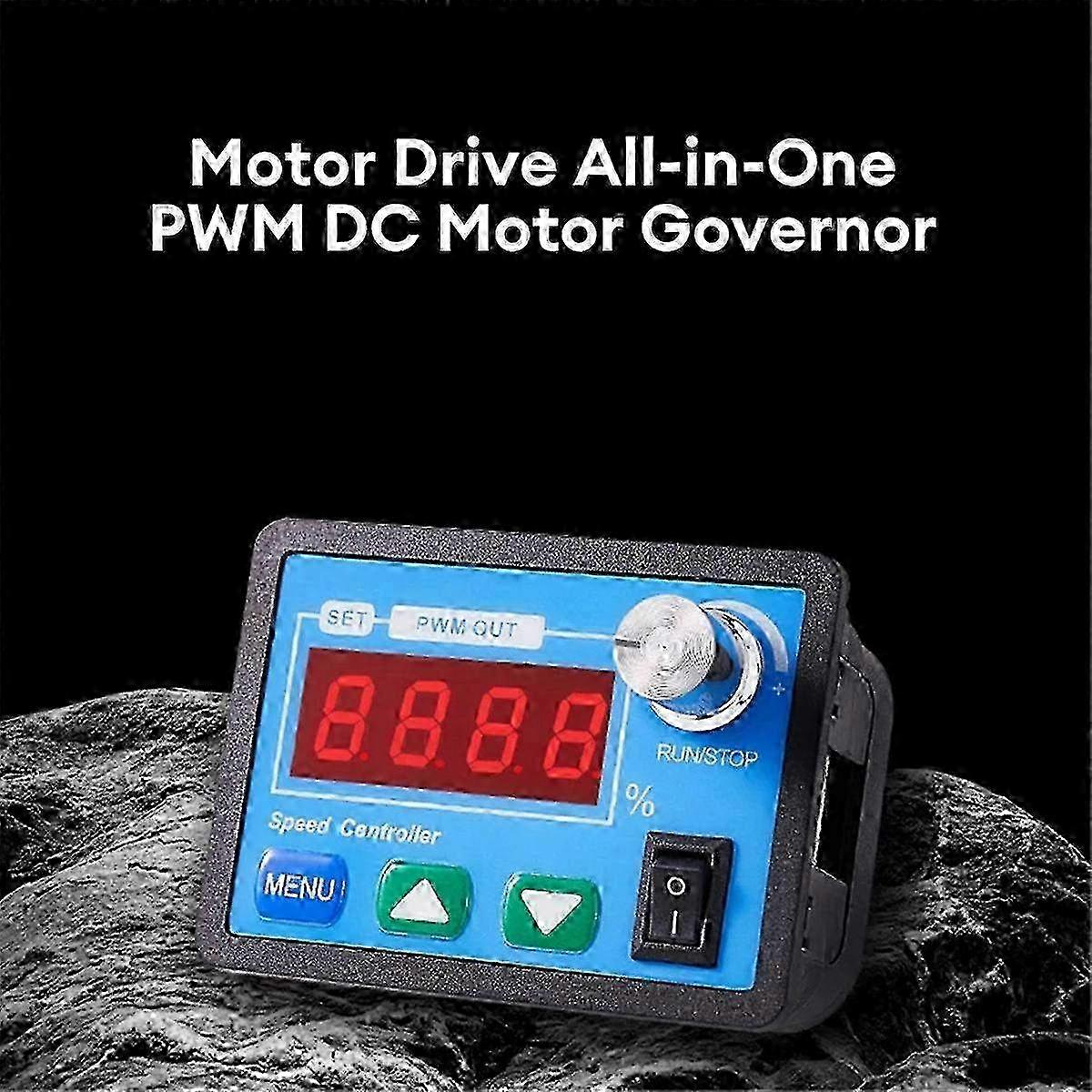 30A PWM Motor Speed Controller - Adjustable Regulator for DC6-55V Applications, Ideal for DIY Projects & Motor Control