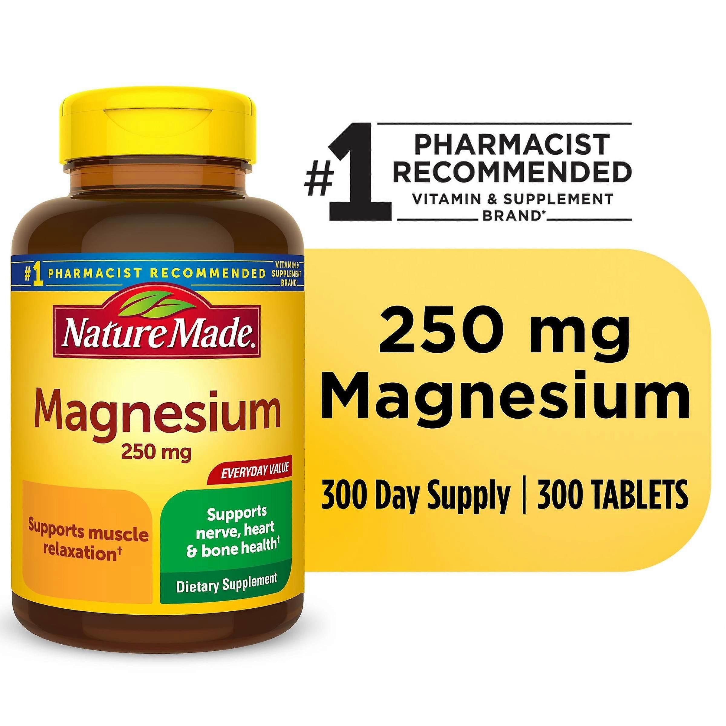 Nature Made Magnesium Tablets, 300 Ea