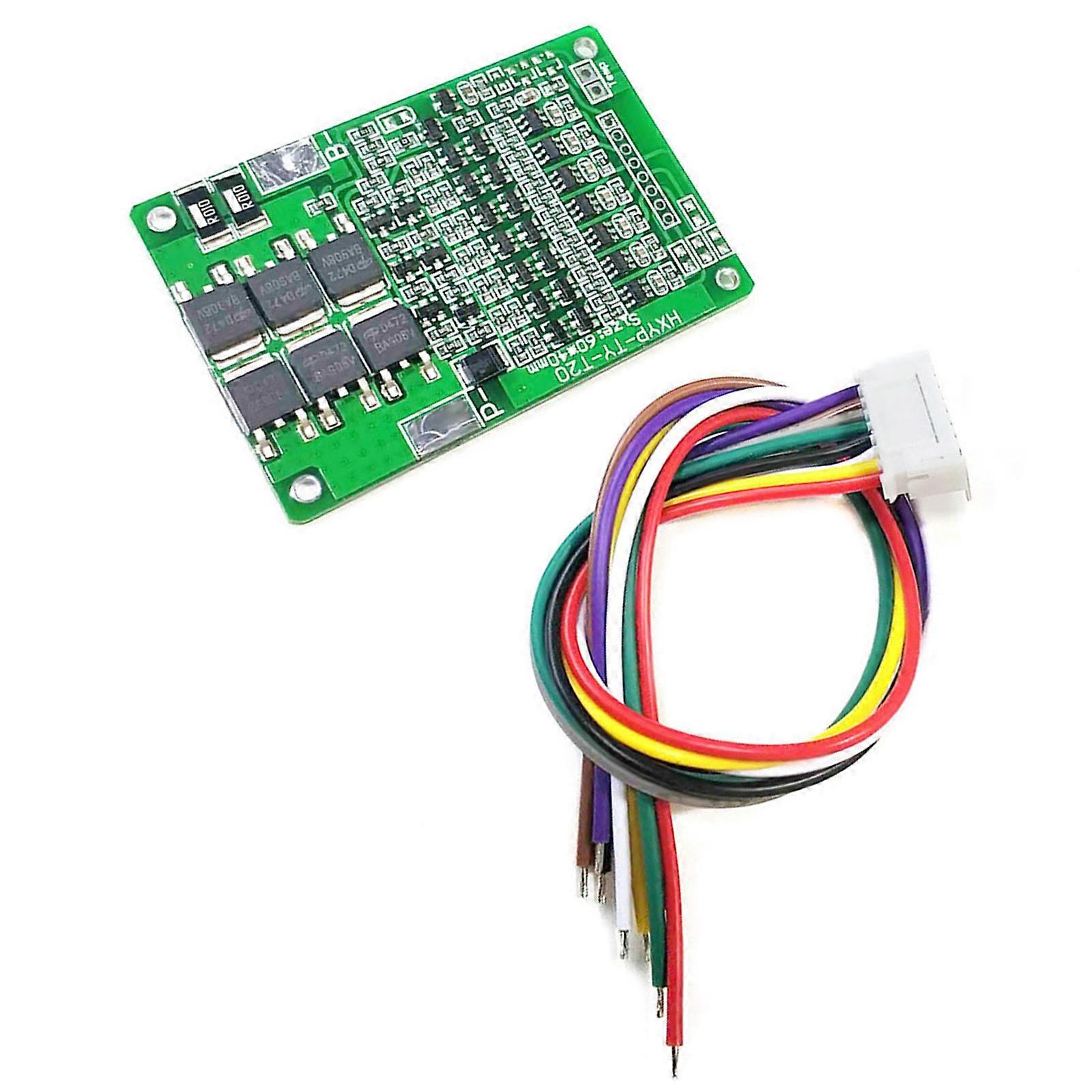 29.4V 7S Battery Management System With Overcharge Protections For DIY 18650 Packs And LED Backup Multicolor