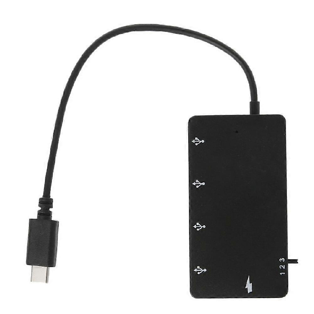 5-in-1 Multi-Port OTG Hub with USB Charging Card Reader for Phone Tablet and Laptop Expansion