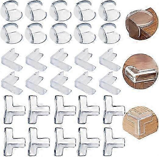 Προστατευτικά Γωνιών για Παιδιά, 30 τεμάχια Προστατευτικά Γωνιών Τραπεζιού για Βρεφικά Έπιπλα, Προστατευτικά Άκρων & Γωνιών για Μωρά, Προστατευτικά Άκρων από Αιχμηρά Αντικείμενα