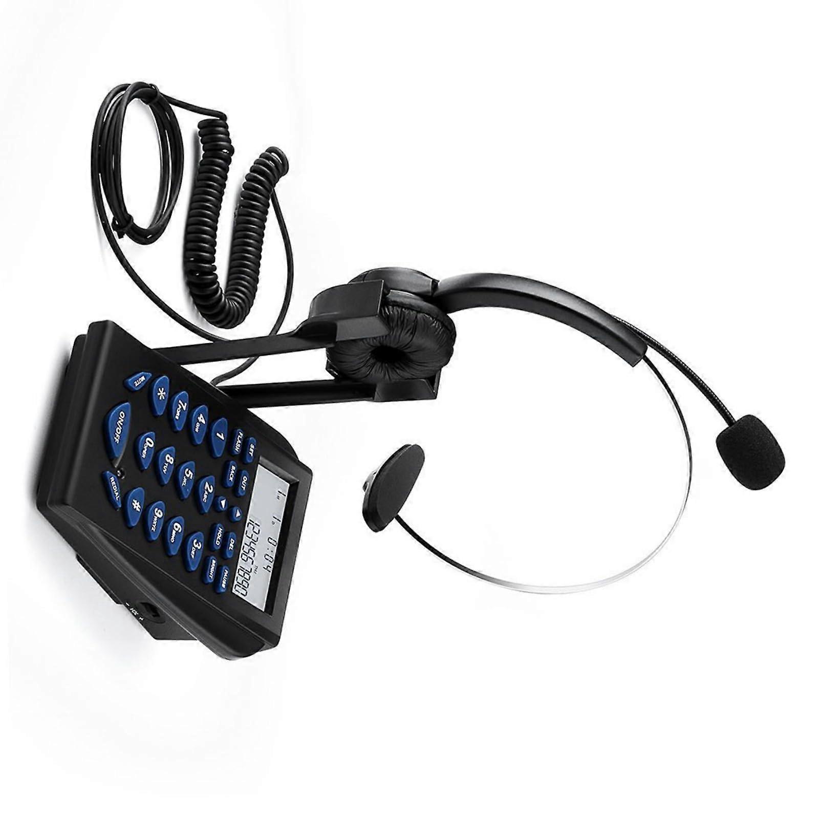 Noise Cancelling Call Centre Headset with LED Display Clear Voice for Office and Customer Service