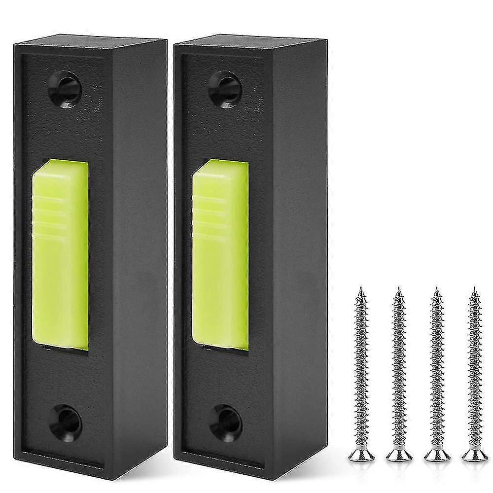 2 قطعة العالمي باب المرآب فتحت التبديل 41a4166 مضاءة الحائط زر ضغط الانتهاء من الأسود مع HAO