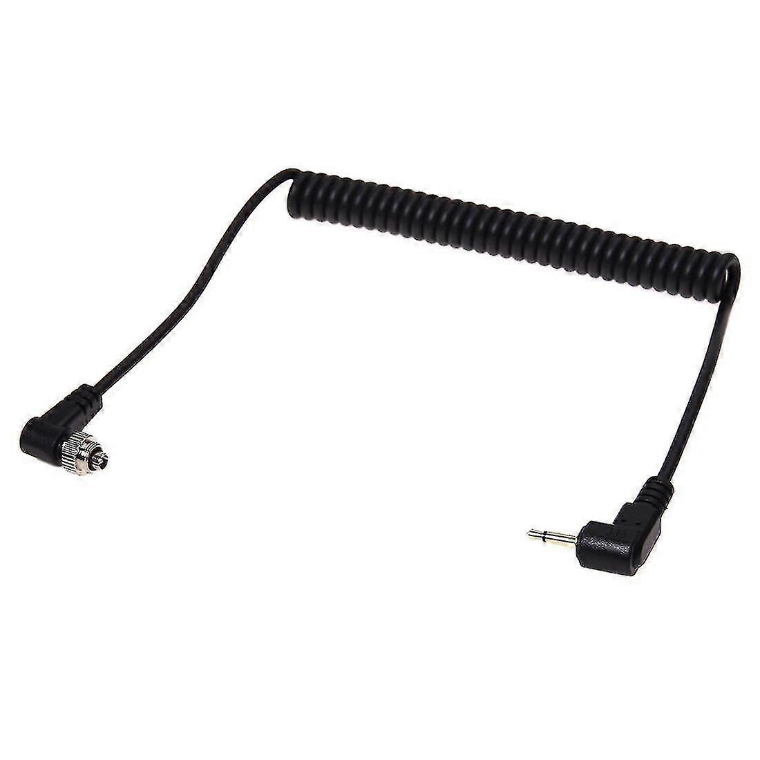 2.5mm a macho PC Flash Sync Cable Screw Lock para gatillo