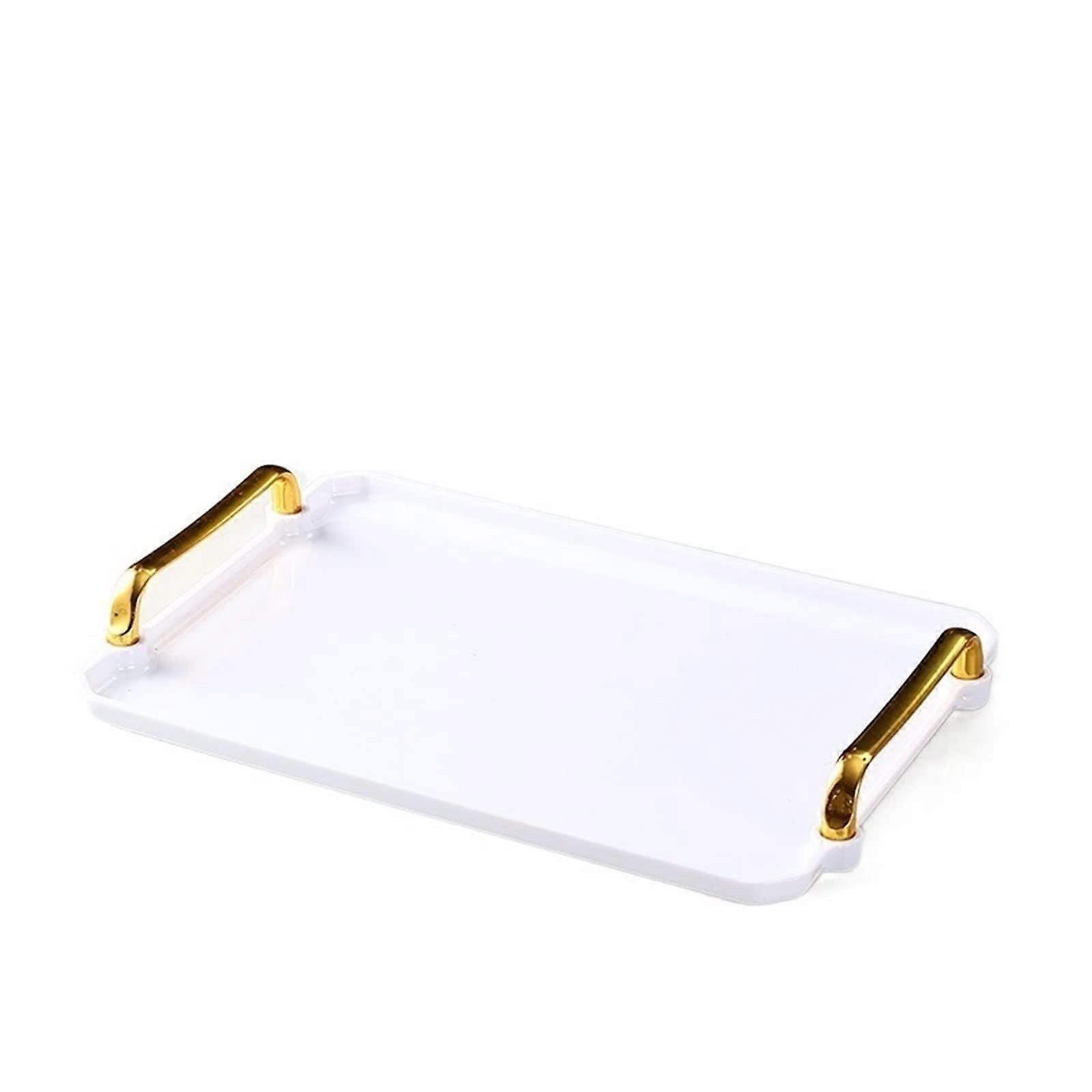 Food Serving Tray Rectangular Coffee Candy Fruit Dessert Organizer for Kitchen and Parties