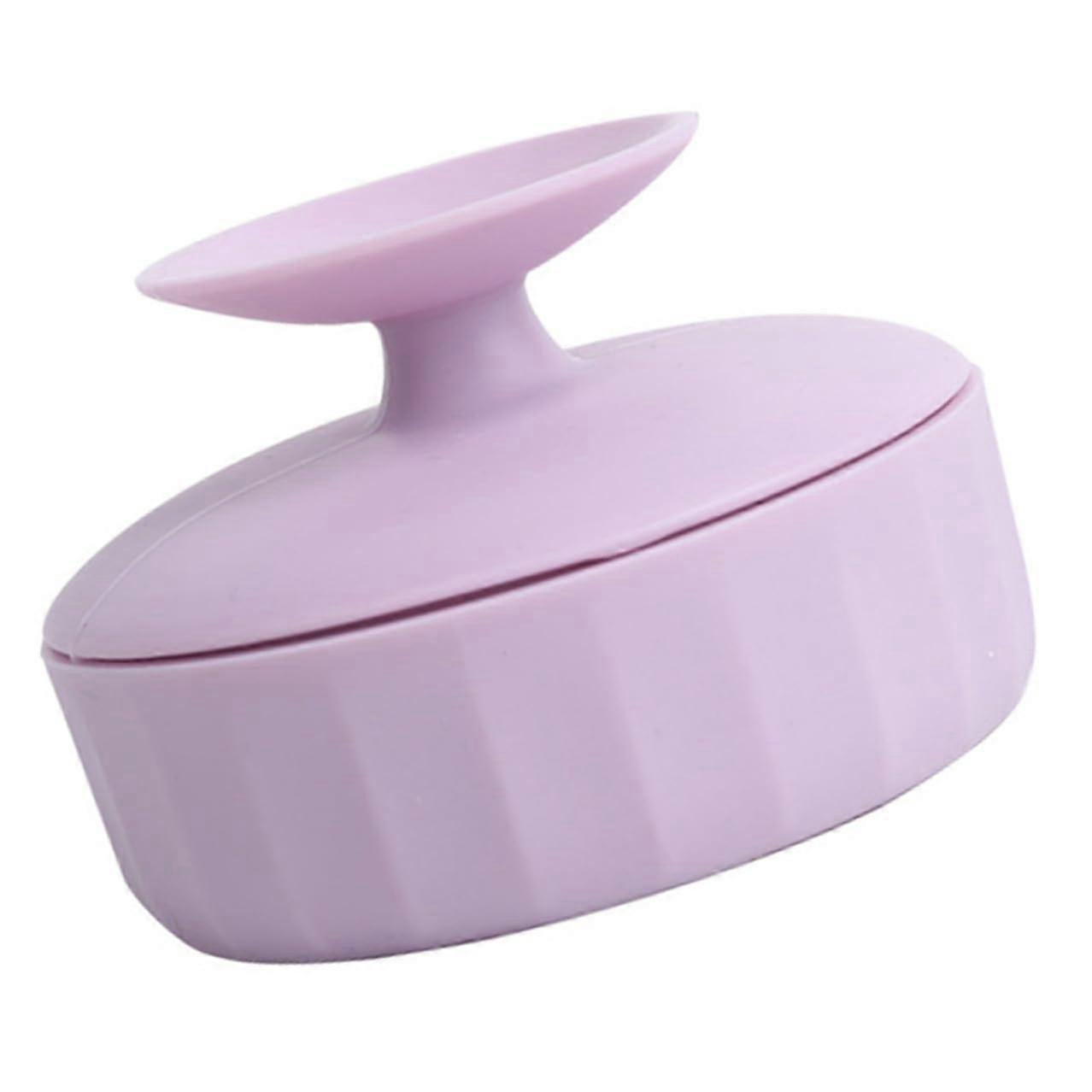 Silicone Makeup Brush Cleaner Box with Textured Surface for Wet and Dry Cleaning TravelFriendly
