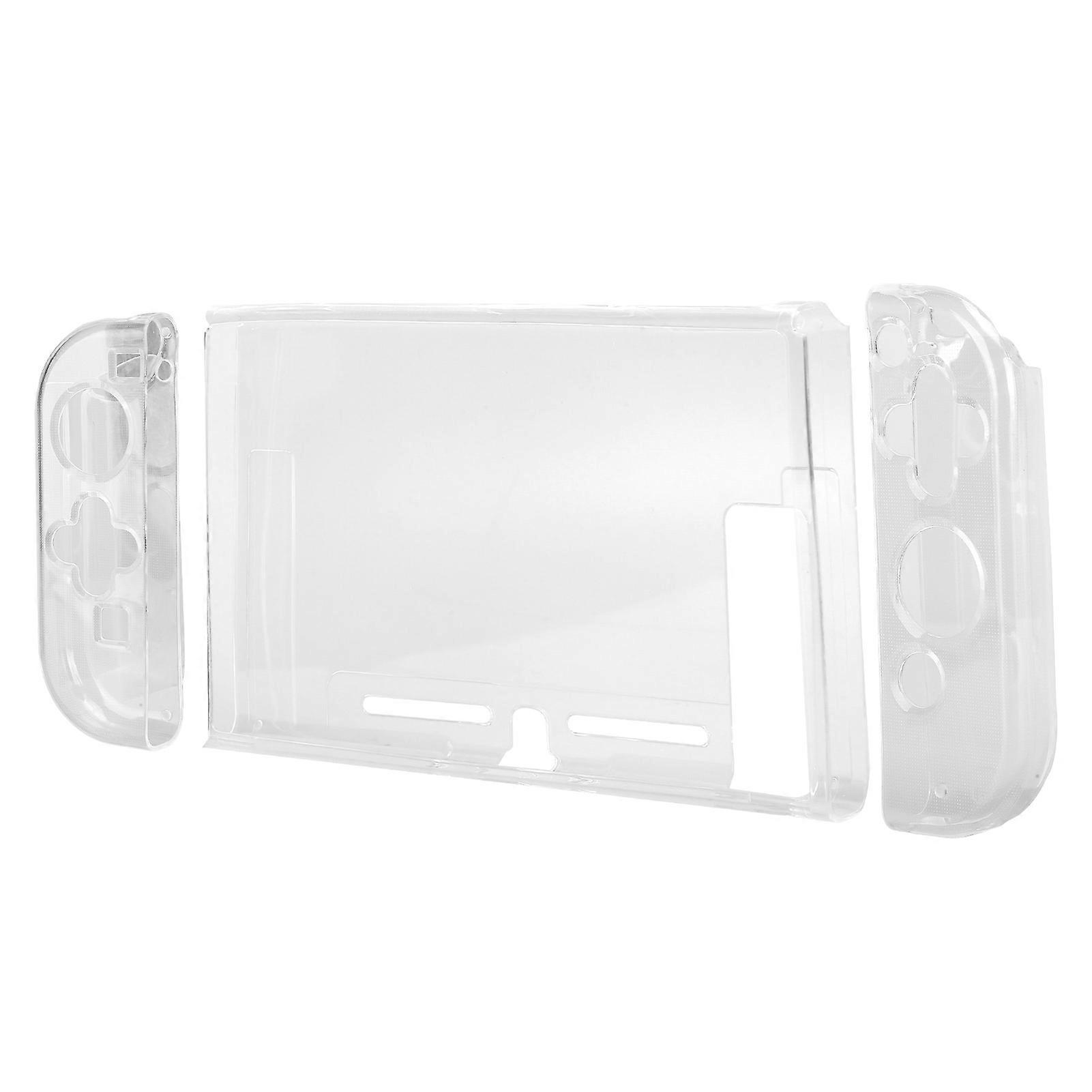 For Switch Protective Case Cover TPU SplitType Game Console Shell Protector Transparent