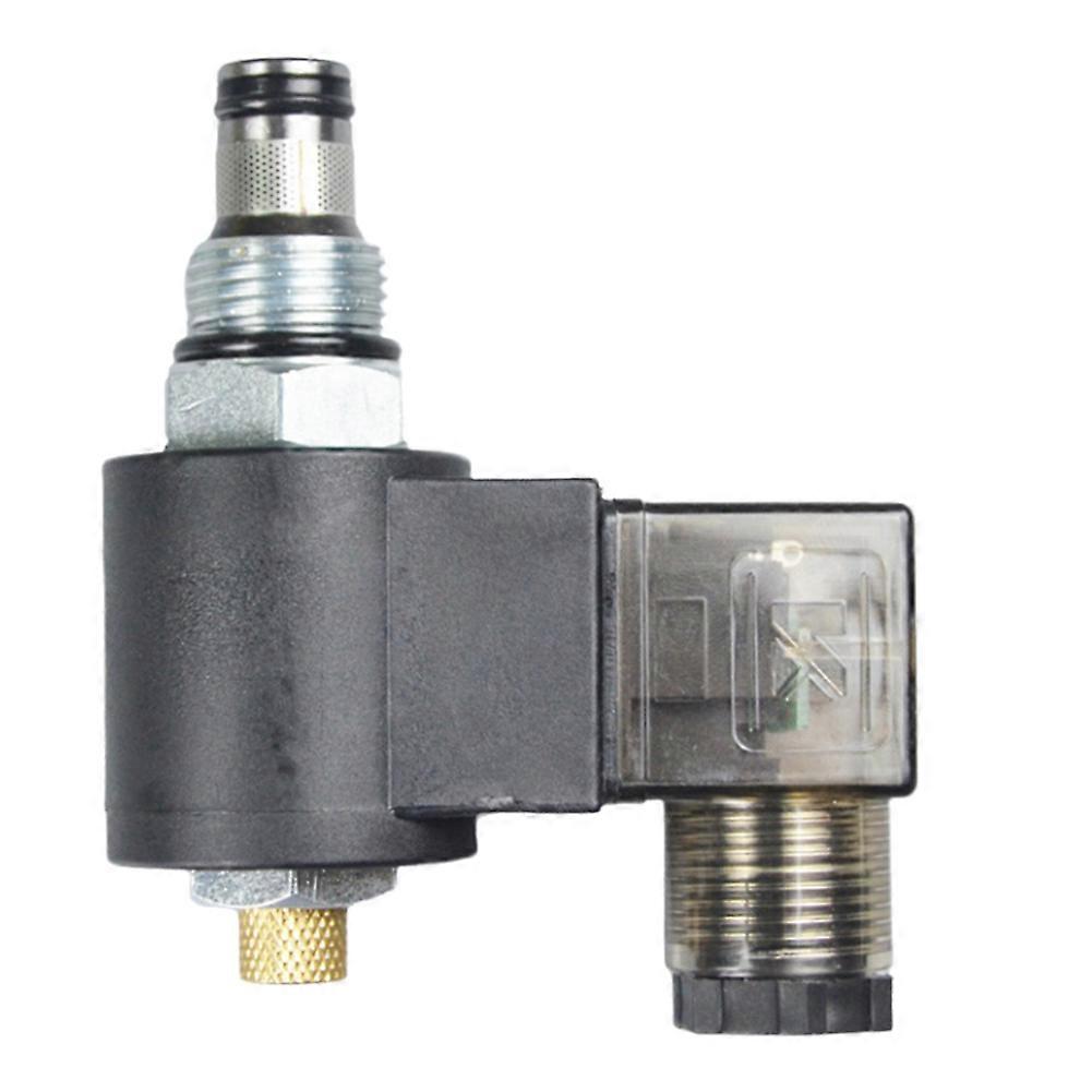 Hydraulic Threaded Solenoid Valve, Pressure Relief, Two-Position Normally Closed, DHF08-220H (LSV08-2NCPM, DC12V)