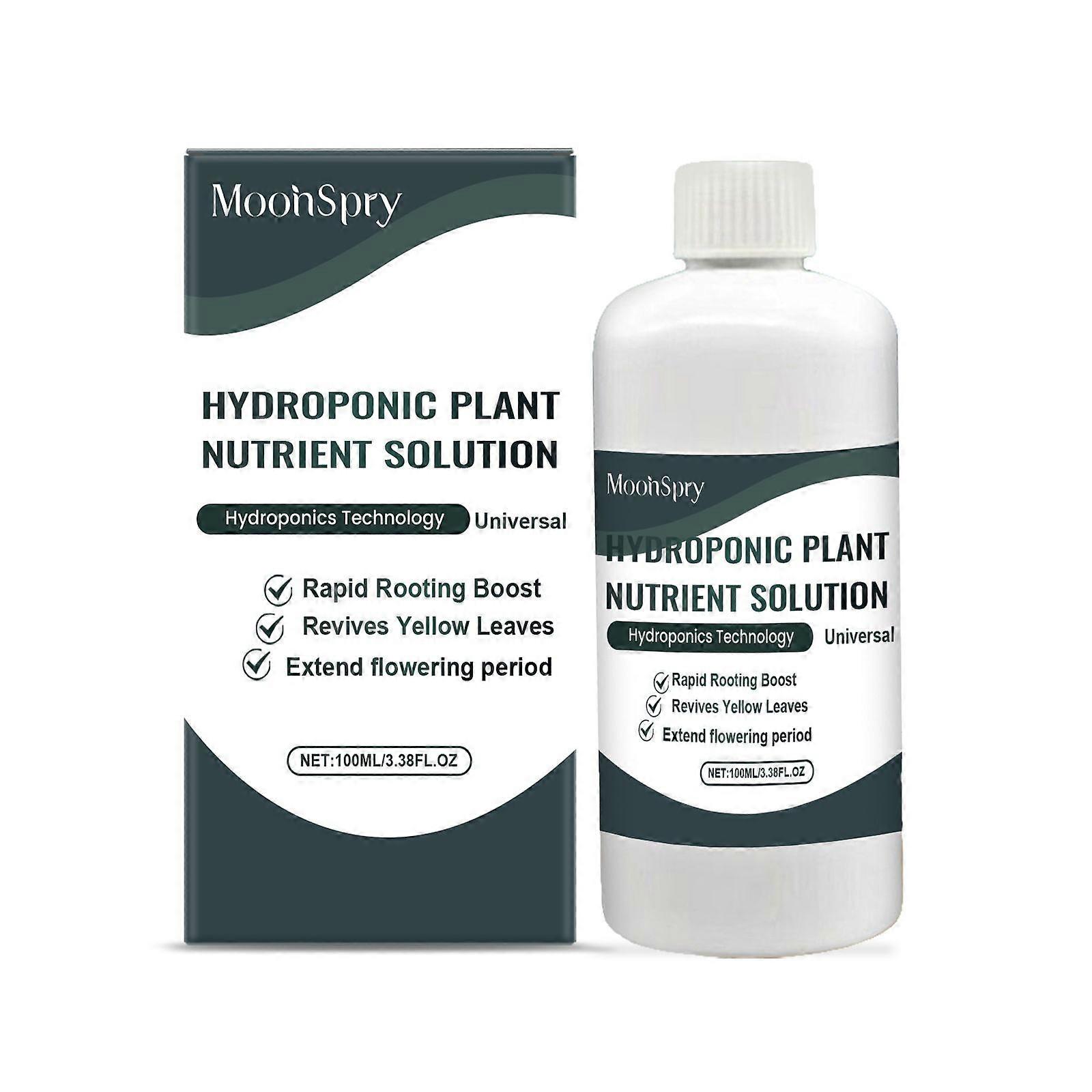 MOONSPRY 농축 수경 식물 영양액: 뿌리 성장 촉진 및 화분 꽃 관리