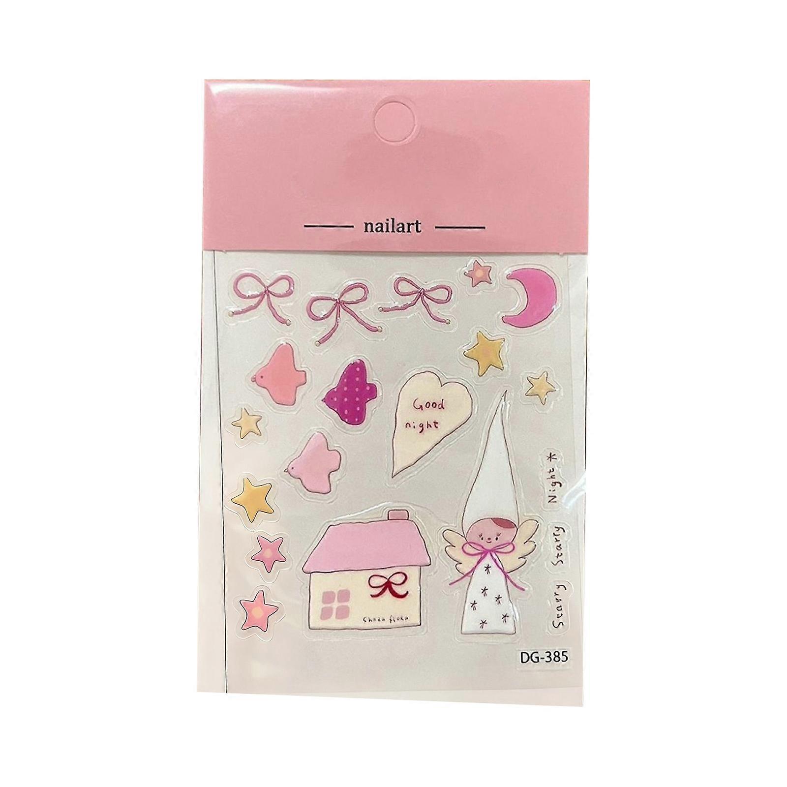 Creative Device Decoration Jelly Sticker Game Console Phone Case Decals Featuring Snow Angel Design for Electronics Multicolor