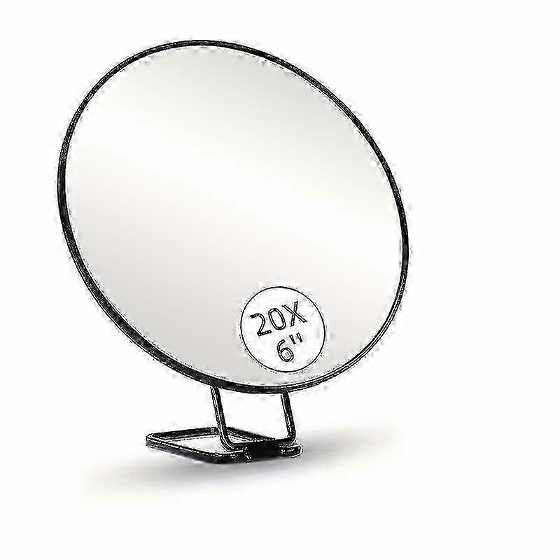 2025 30x Magnifying Mirror, Magnifying Mirror With Stand And Tweezers, Handheld Mirror With 30x/1x Magnification, Compact Mirror For Traveling, 30x Ma