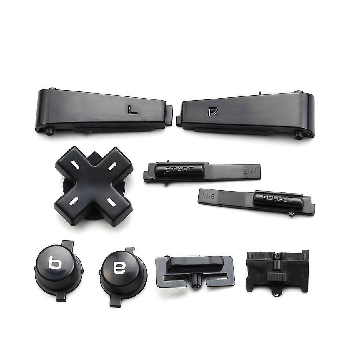 For Gameboy Micro-GBM Console Full Set Left Right L R D-Pad Buttons Key Replacement for GBM Console