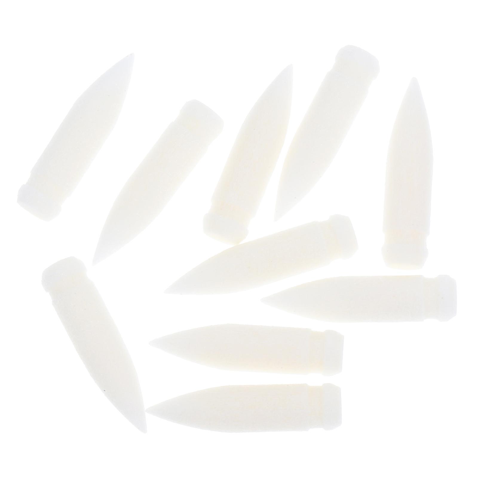 Acrylic Paint Marker Nibs for Fine Tip Replacement 10Pcs White Nylon