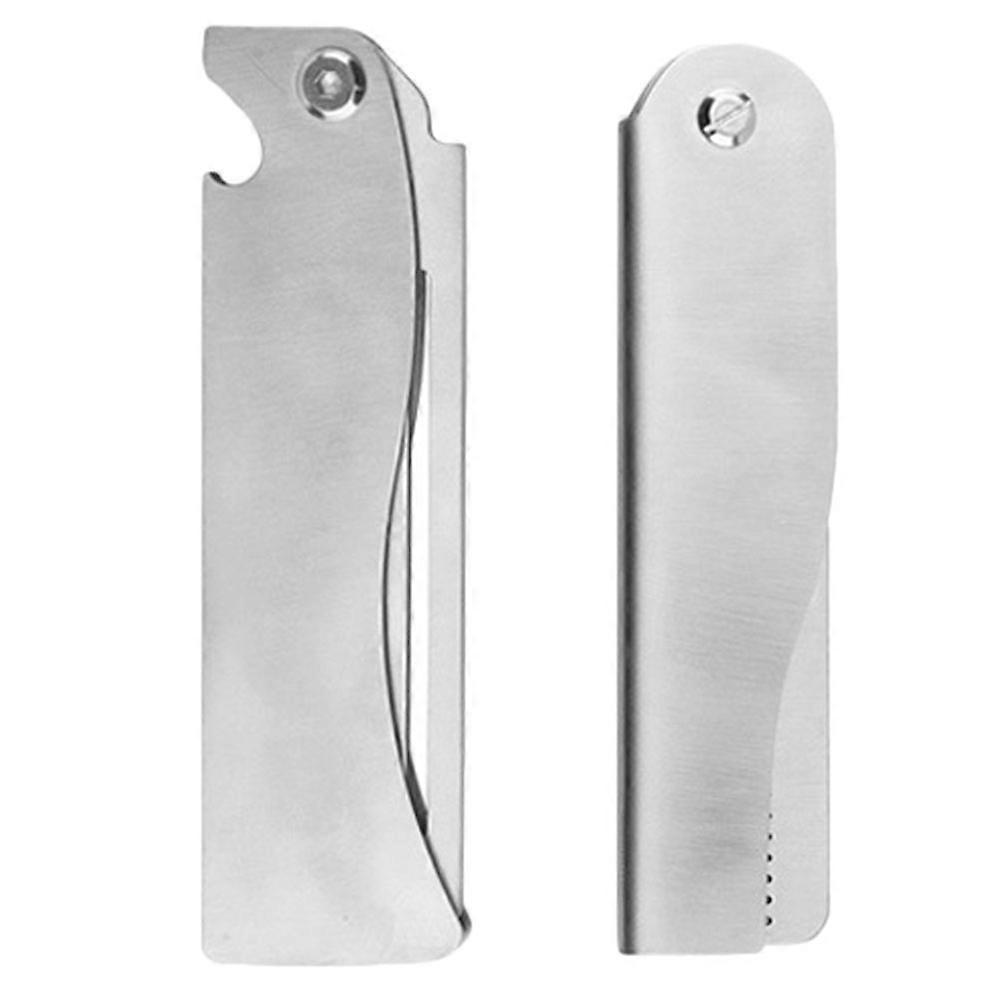 Portable Folding Beard Comb for Men Stainless Steel Styling Comb 2Pcs