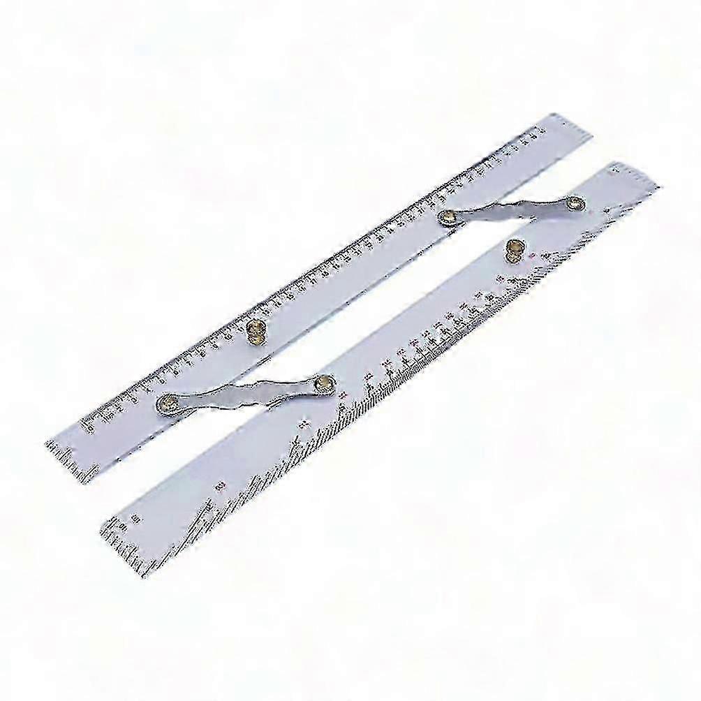 450mm Marine Parallel Ruler for GPS Plotting & Nautical Navigation - Boat Chart Measuring Tool