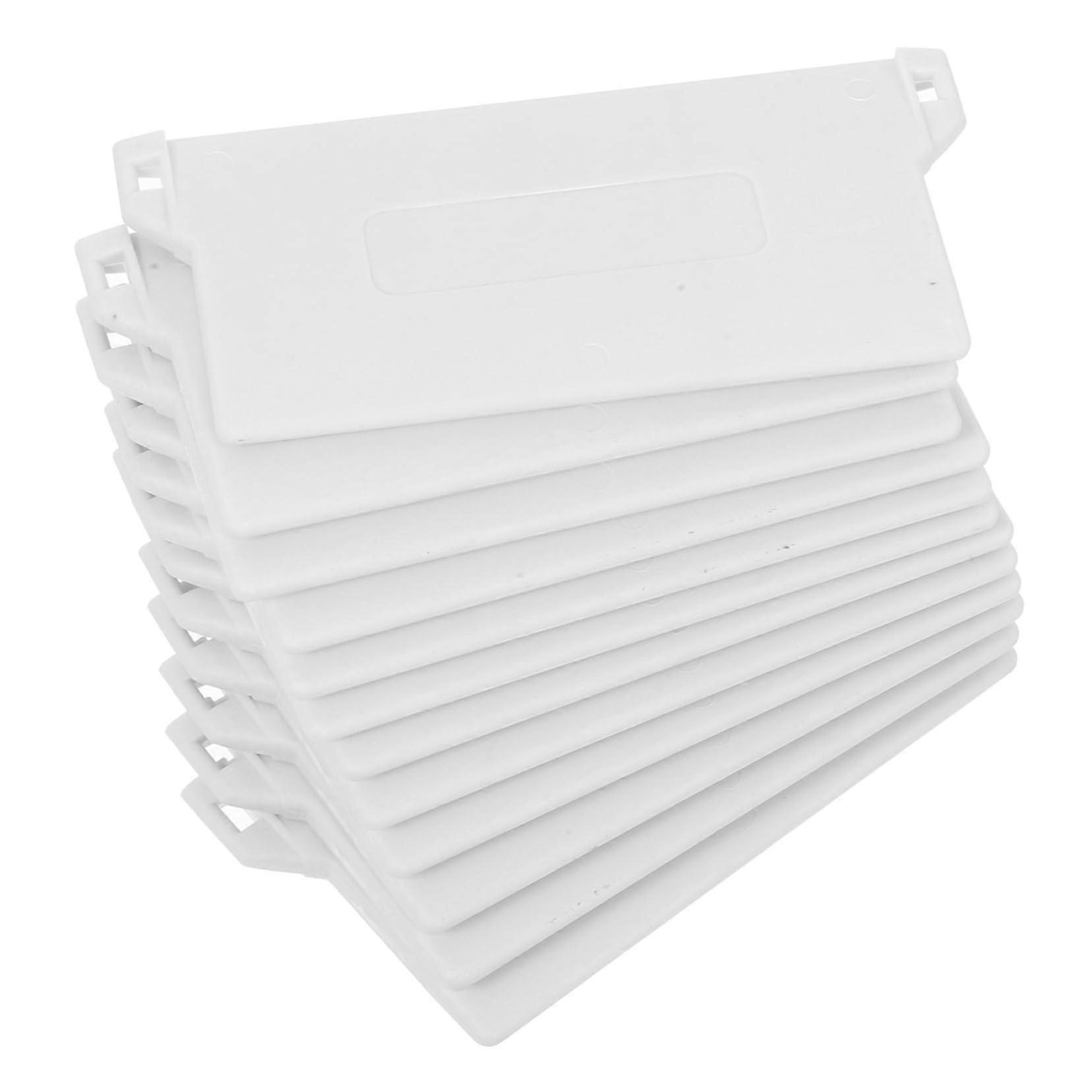 12pcs Vertical Blind Bottom Weights Plastic Slat Plates for Window Curtain Replacement