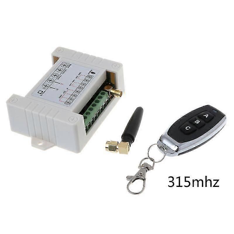315/433 Mhz Wireless Remote Control Transmitter  Relays Receiver 12-48v