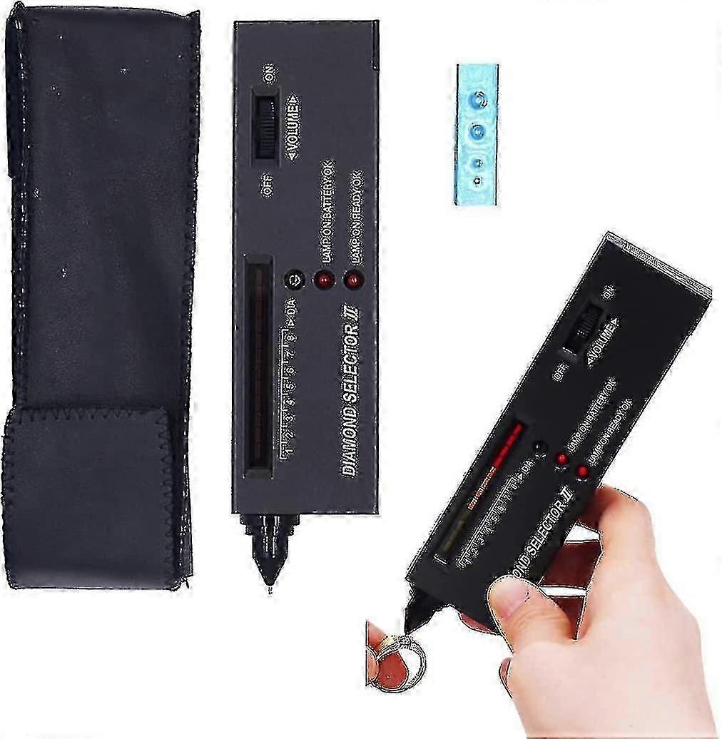 Professional High Precision Diamond Tester (Black)