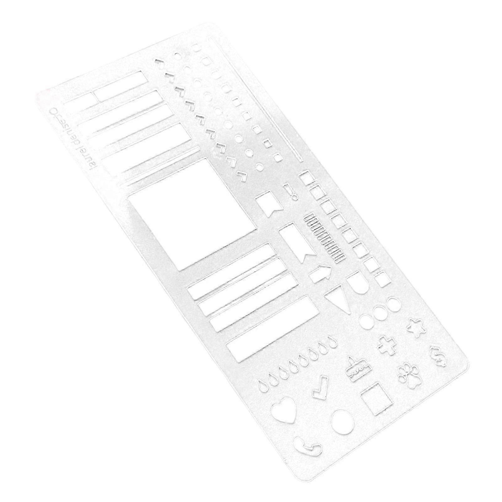 Planner Template Stencil DIY Diary Journaling Stencil Stationery Lightweight
