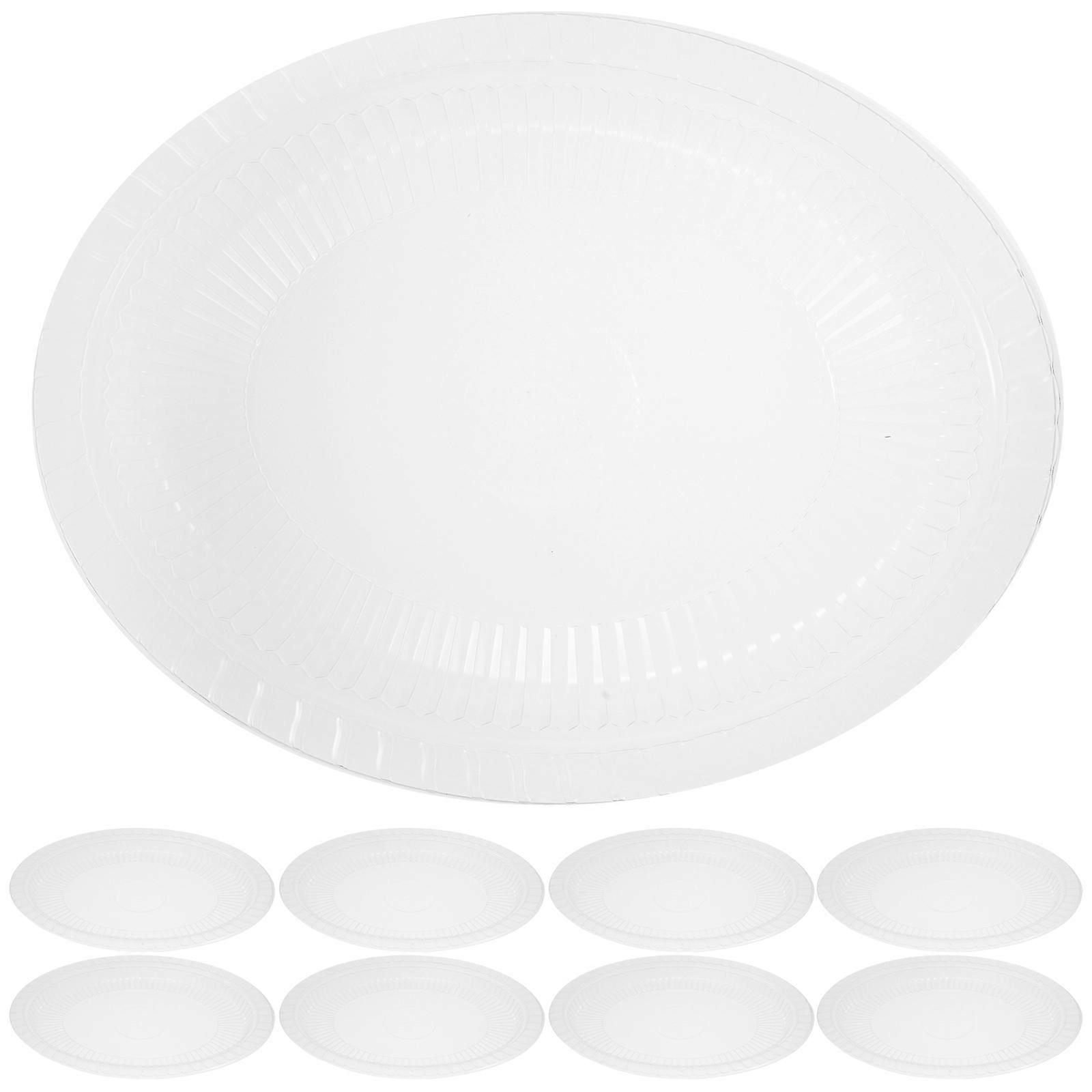 Transparent Party for Serving at BBQs and Gatherings Stackable PS Material