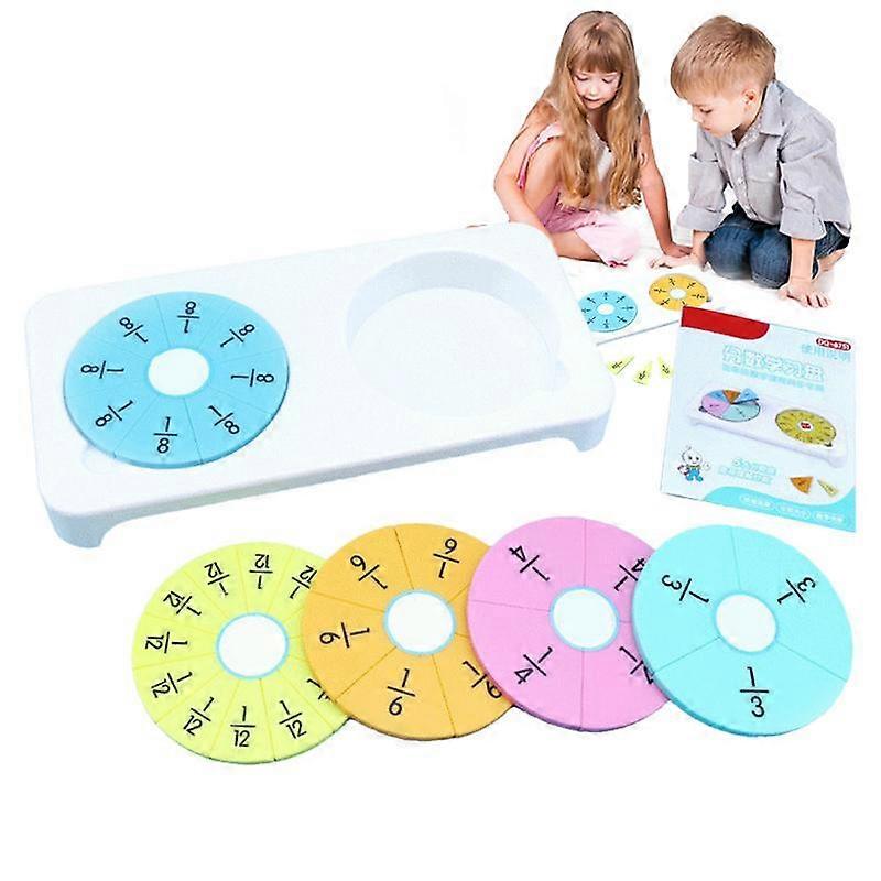 Math Fraction Manipulatives Educational Math Manipulatives Fraction Circles Early Math Skills Toys For Teaching And Practicing