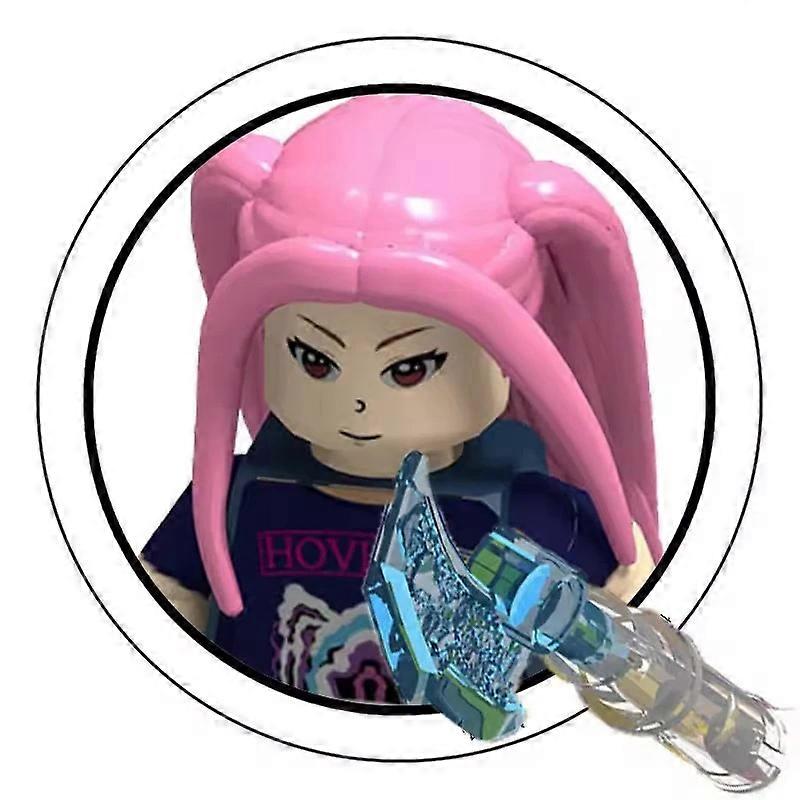 2025 New product: KPop Demon Hunters Building Blocks, Rumi Assembly Model Doll, Building Blocks Toy