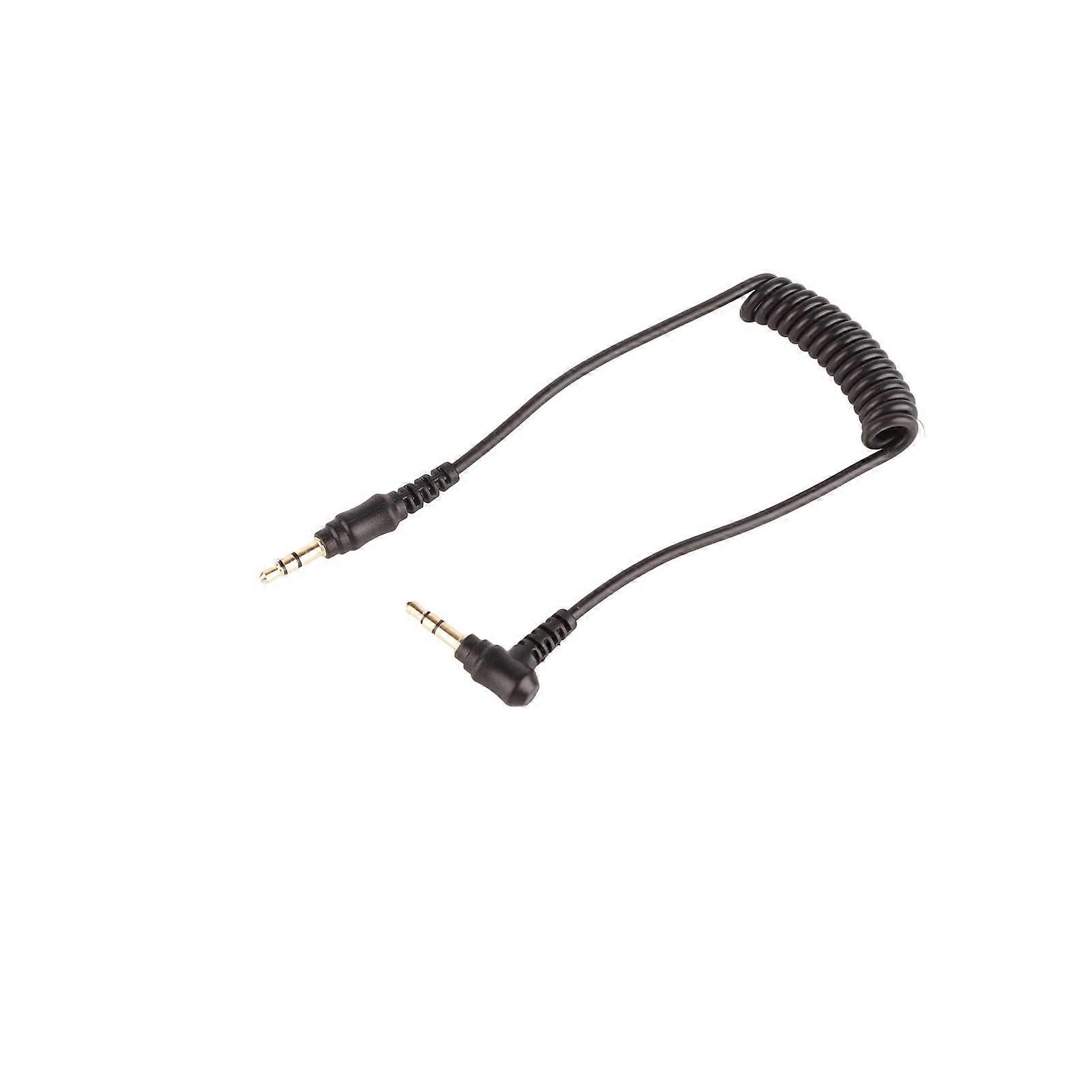 Audio Cable 3.5mm TRS To TRS Coiled Microphone Cable For Digital Camera Adapter