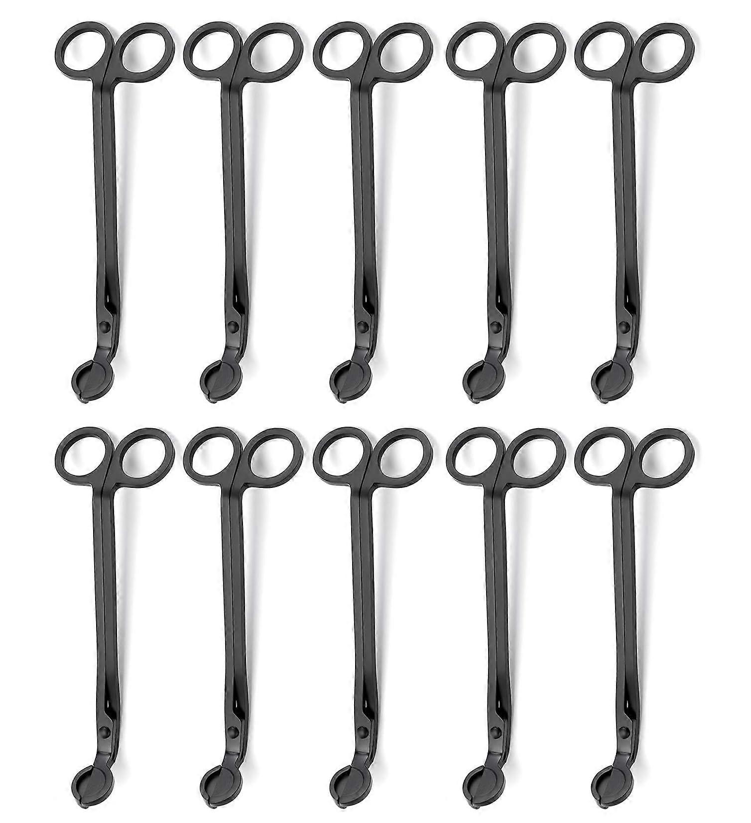 10PCS Stainless Steel Candle Wick Trimmer Cutter Set, 7 Inch Bulk Tools for Precise Cutting