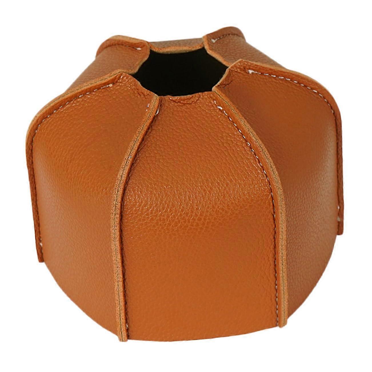 Gas Tank Protective Cover WearResistant Tank Storage Pouch For Camping Easy To Install SpaceSaving Brown