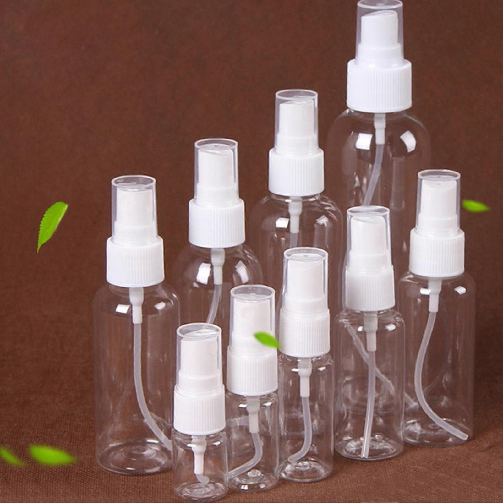 Empty Spray Bottle Refillable Portable Transparent Plastic Perfume Atomizer For Travel