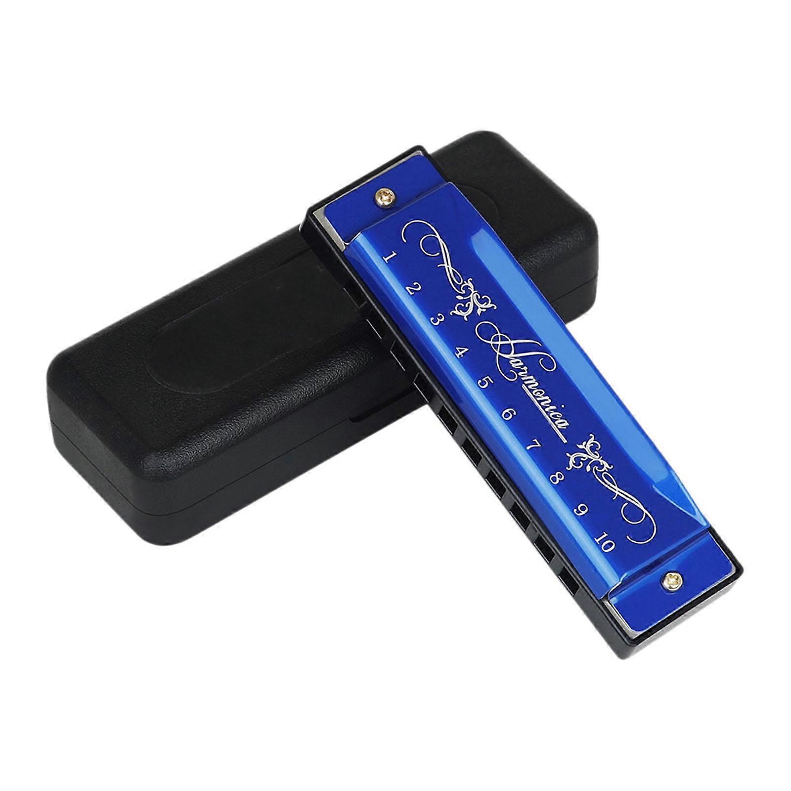 Harmonica Deluxe Harmonica Diatonic Harmonica Gifts Profesonal Mouth Organ Blue