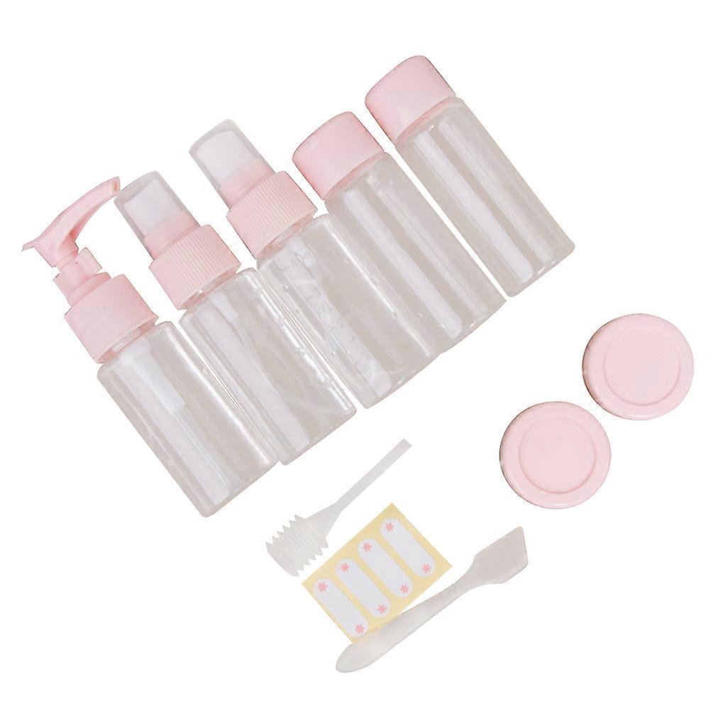 Cosmetics Subpackaging Bottle for Storage Use 1Set Pink Reusable Spray Bottle