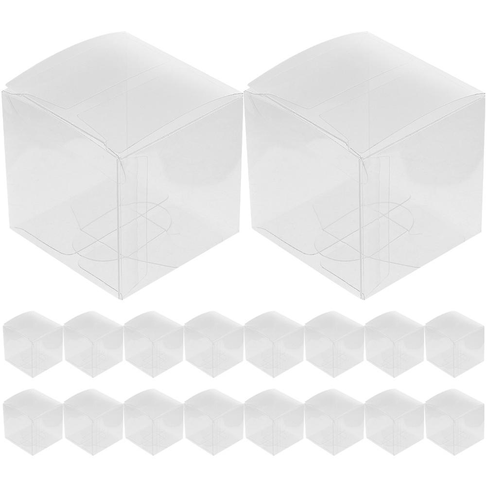 Transparent Clear Treat Box Chocolate Packaging Box for 20Pcs Storage Cases