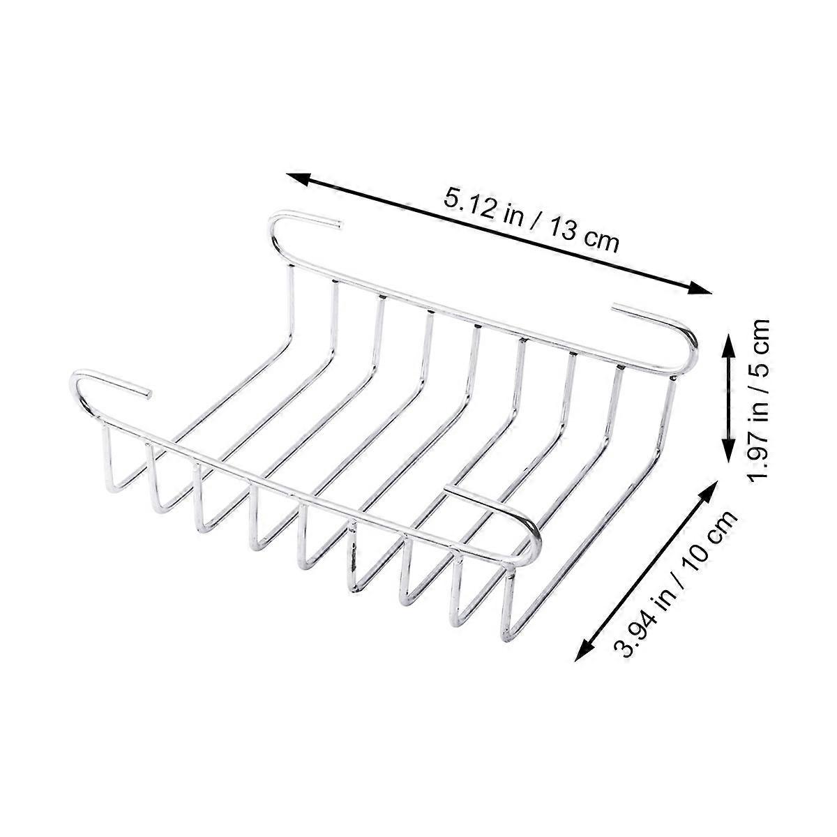 Bread Rack Stainless Steel Cookie Shelf for 1 Piece Silver Bread Holder