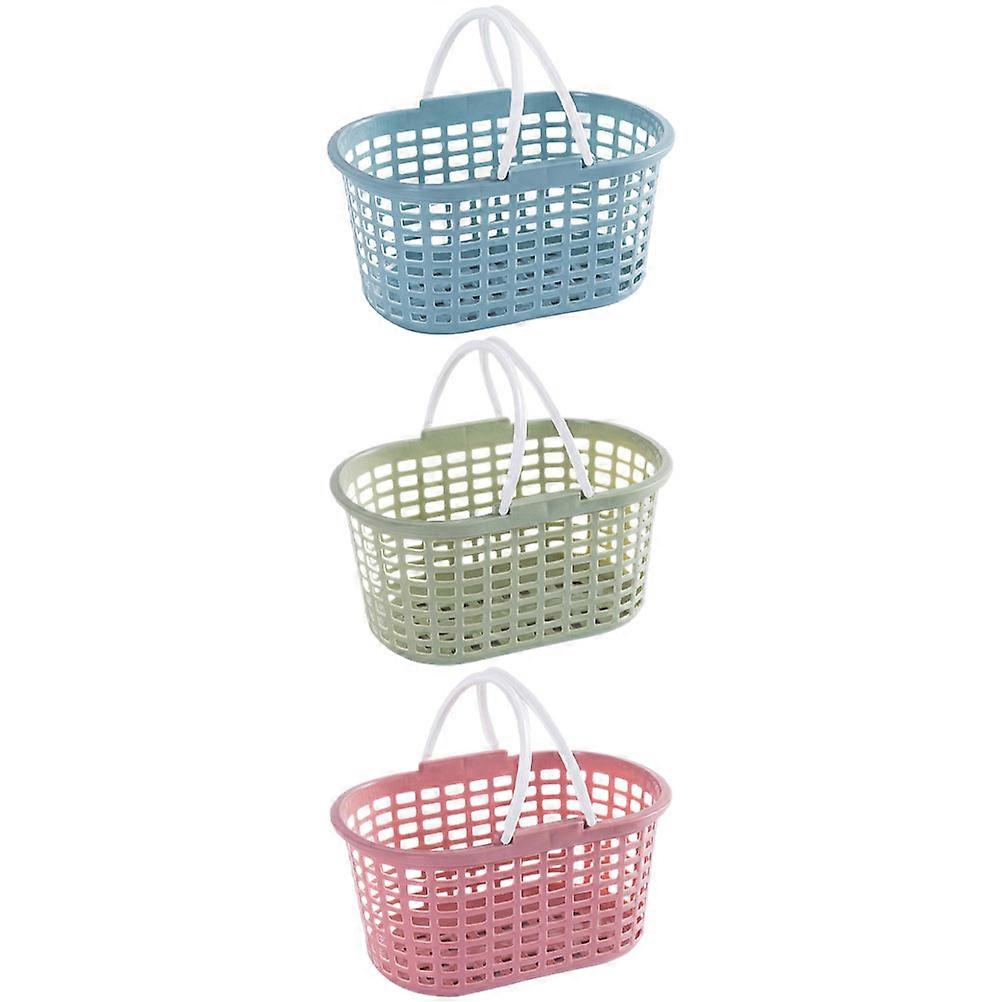 Bathroom Organizer Shower Basket for Cleaning Supply 6Pcs Plastic Set