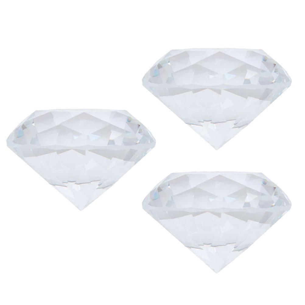 Simulation Diamond Diamond Ornaments for 3Pcs Crystal Display Props