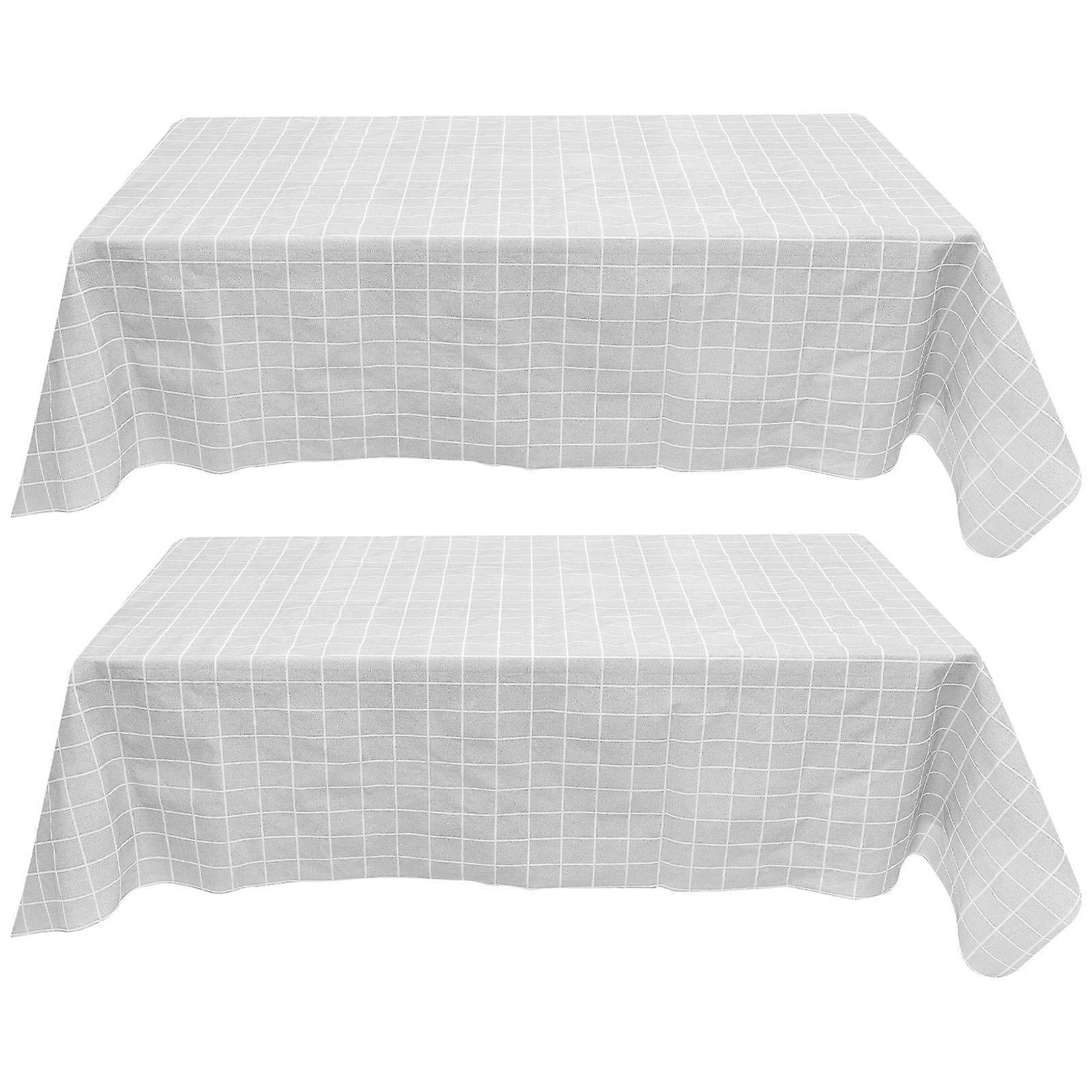 Practical Picnic Tablecloth Oilproof Cover for 8Pcs Tables