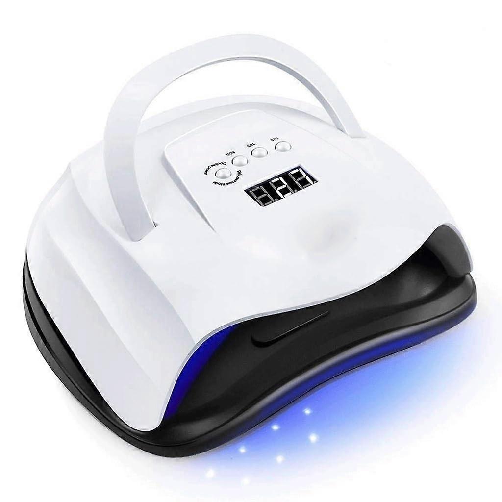 UV LED Nail Lamp with Smart Sensor, 3 Timer Settings, Even Curing for Salon or Home Use