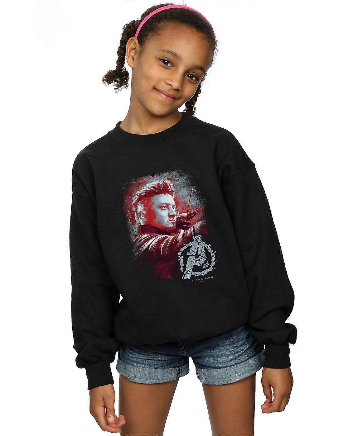 Chicas de Marvel Avengers final Hawkeye cepillado sudadera