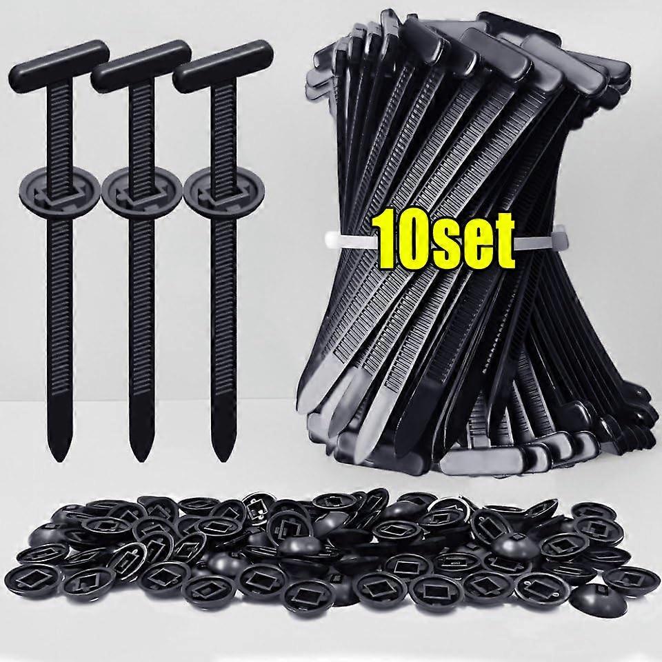 Multi-Purpose Nylon Zip Ties Car Engine Guards Underbody Panel Fastener Clip Screw Replacement Heavy Duty Self-locking Cable Tie
