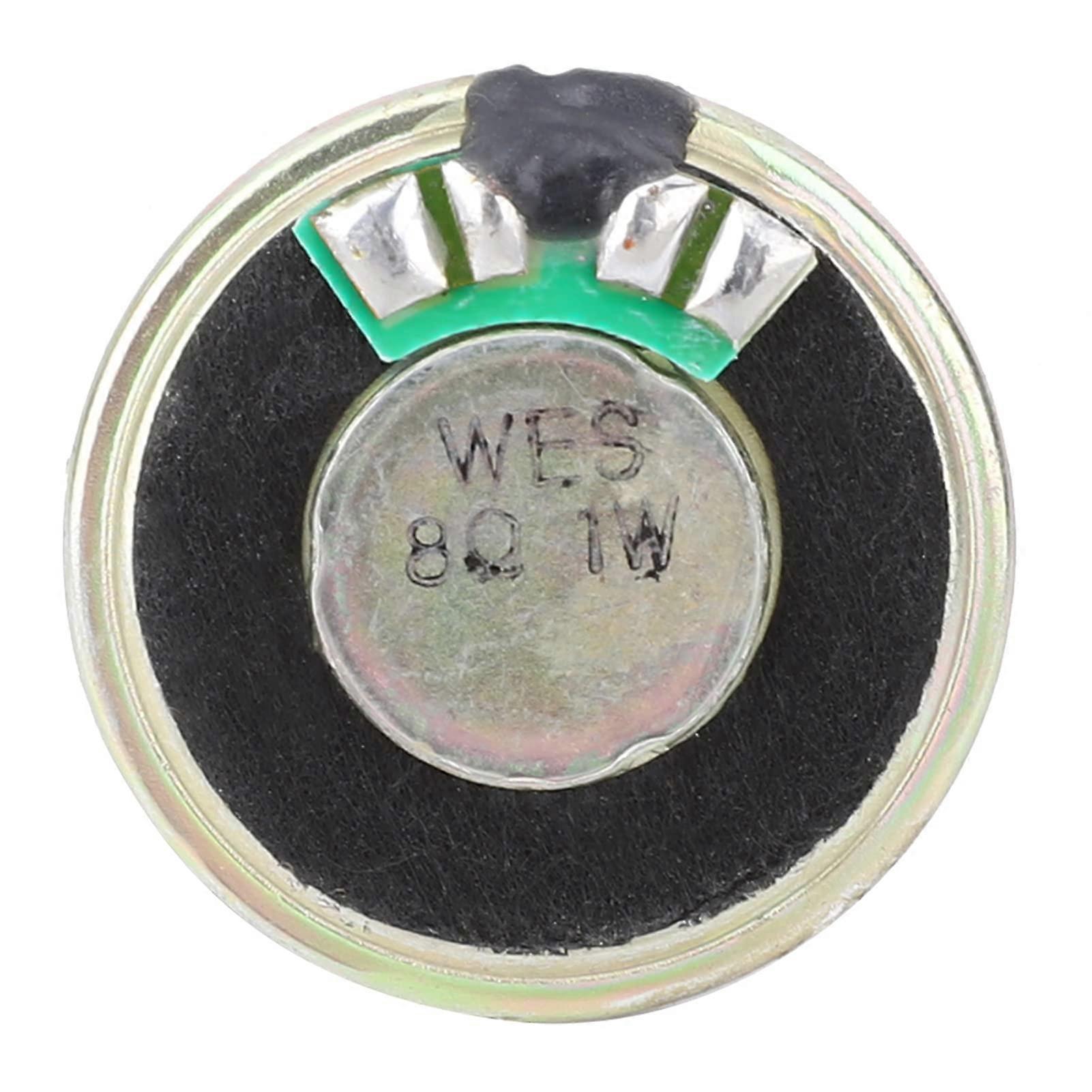 2Pcs 8 Ohm 1W Mini Speaker 28mm Diameter Loudspeaker Clear Stereo Sound Compact Durable Design