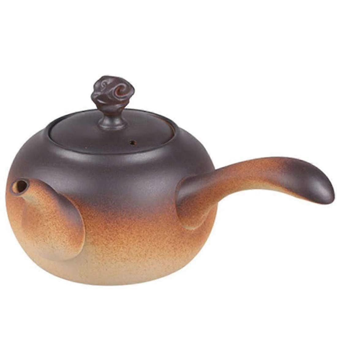 Chinese Ceramic Teapot with Infuser, 780ml Large Capacity Side Handle for Loose Leaf Tea