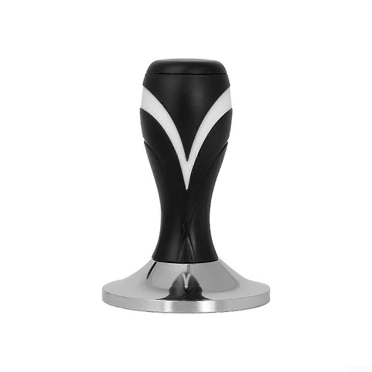 58mm Coffee Tamper with Flat Base, Ergonomic ABS Handle, Professional Espresso Tool