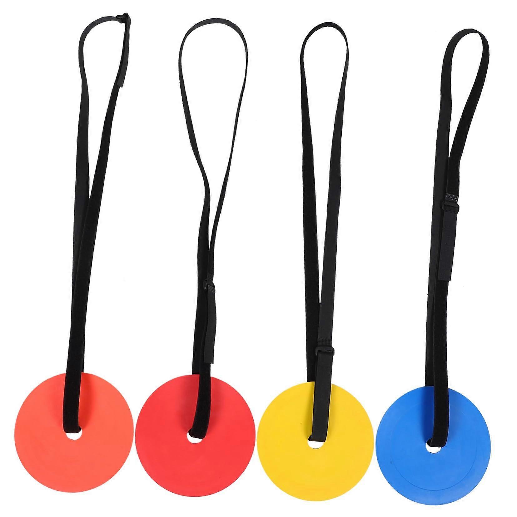 Soccer Training Discs with Adjustable Goal Target Cones for MultiSport Practice Durable TPE Design